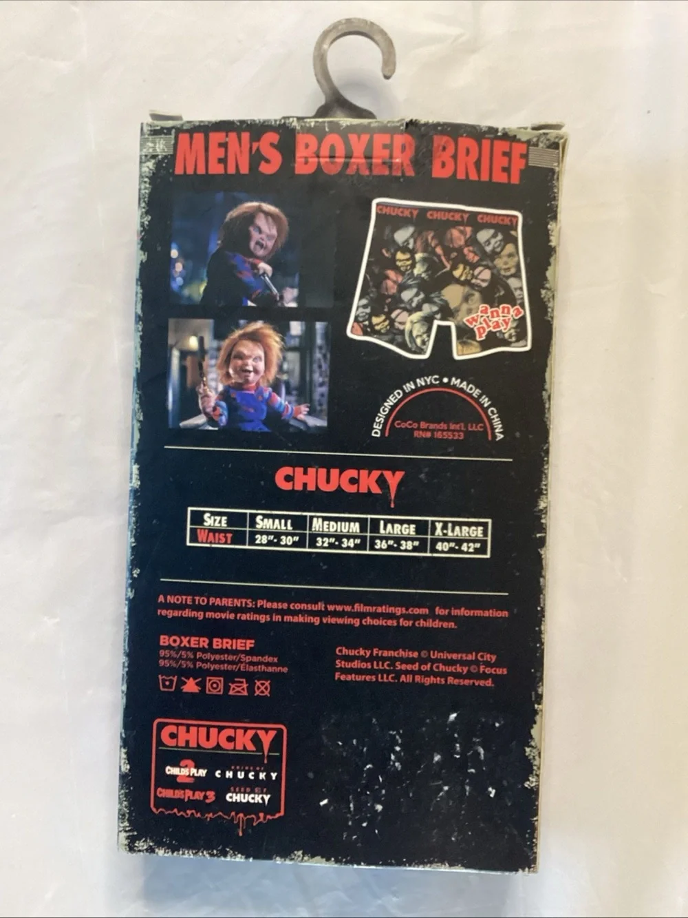 Chucky Men’s Boxer Briefs - Black Graphic